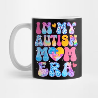 Groovy In My Autism Mom Era Autism Awareness Day Womens Mug